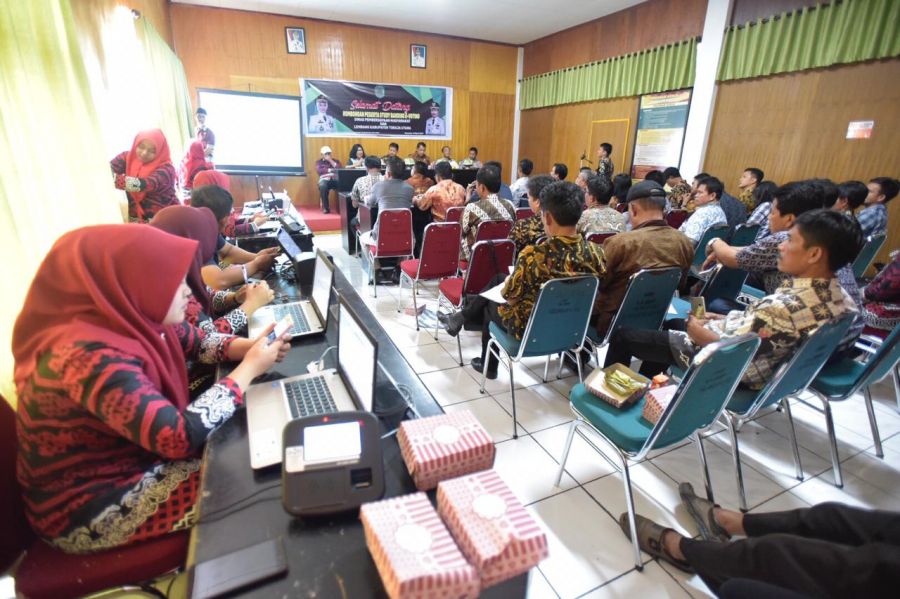 Dinas PMD Toraja Utara Belajar Penerapan e-Voting Pilkades di Luwu Utara